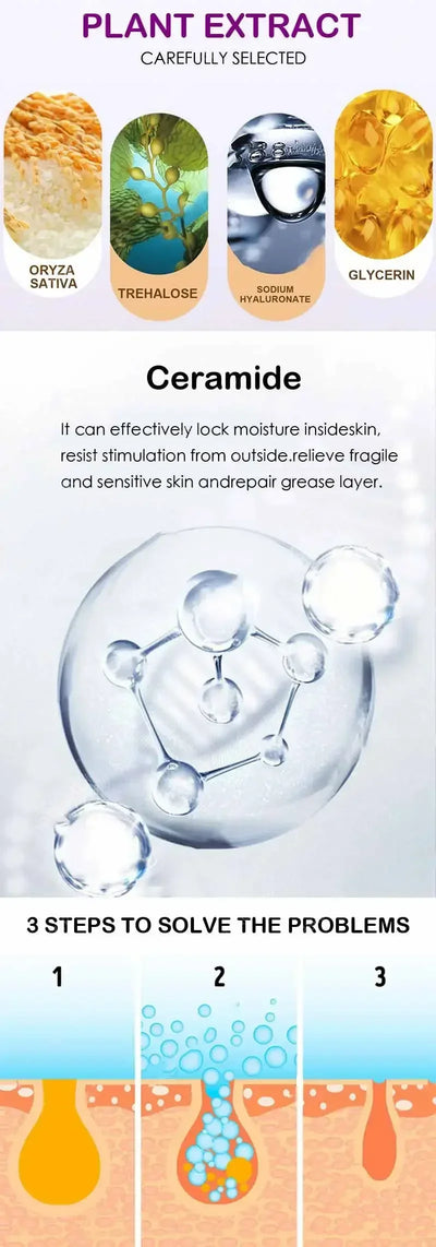 Pore Shrinking Serum Face Removing Large Pores Tightening Repairing Facial Pore Minimizing Essence Skin Care - LKBA