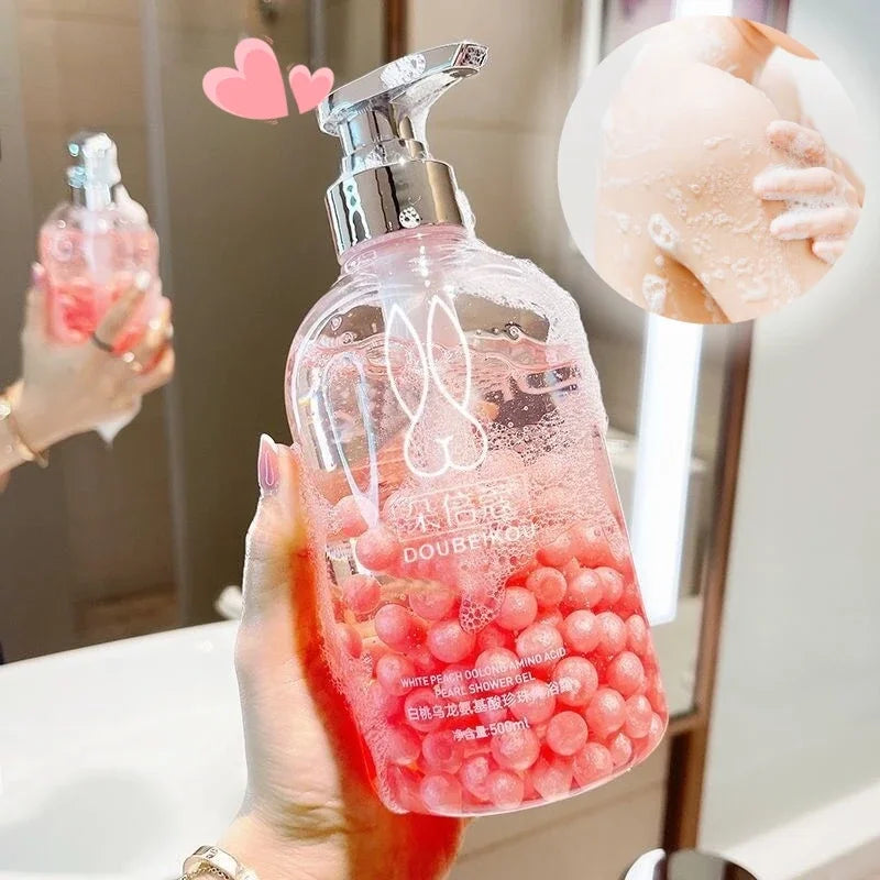 Whitening Shower Gel Women Body Wash Men's Oil Bath Cleansers Bath Beauty Health Cleaning Dirt - LKBA