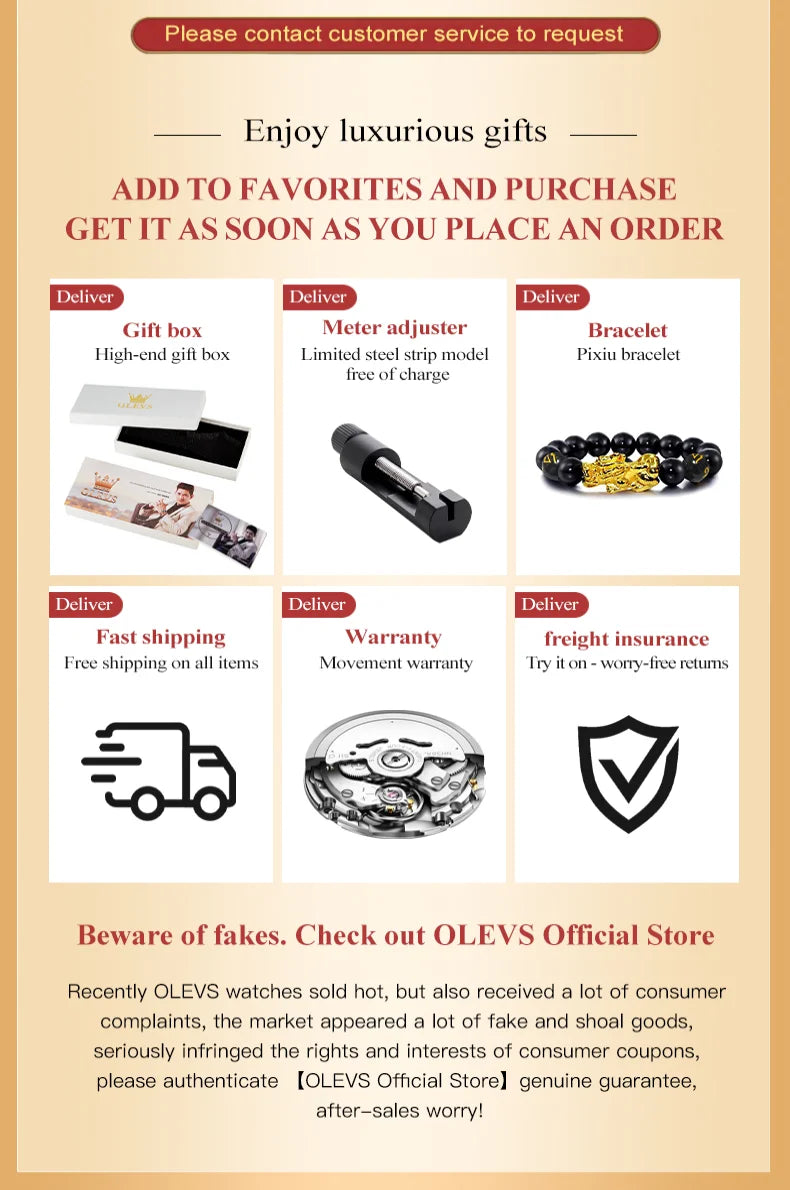 OLEVS Top Brand Male Watches Square Quartz Watch Watch For Men Waterproof Leather Strap Sport Clock Male Relogio Masculino - LKBA