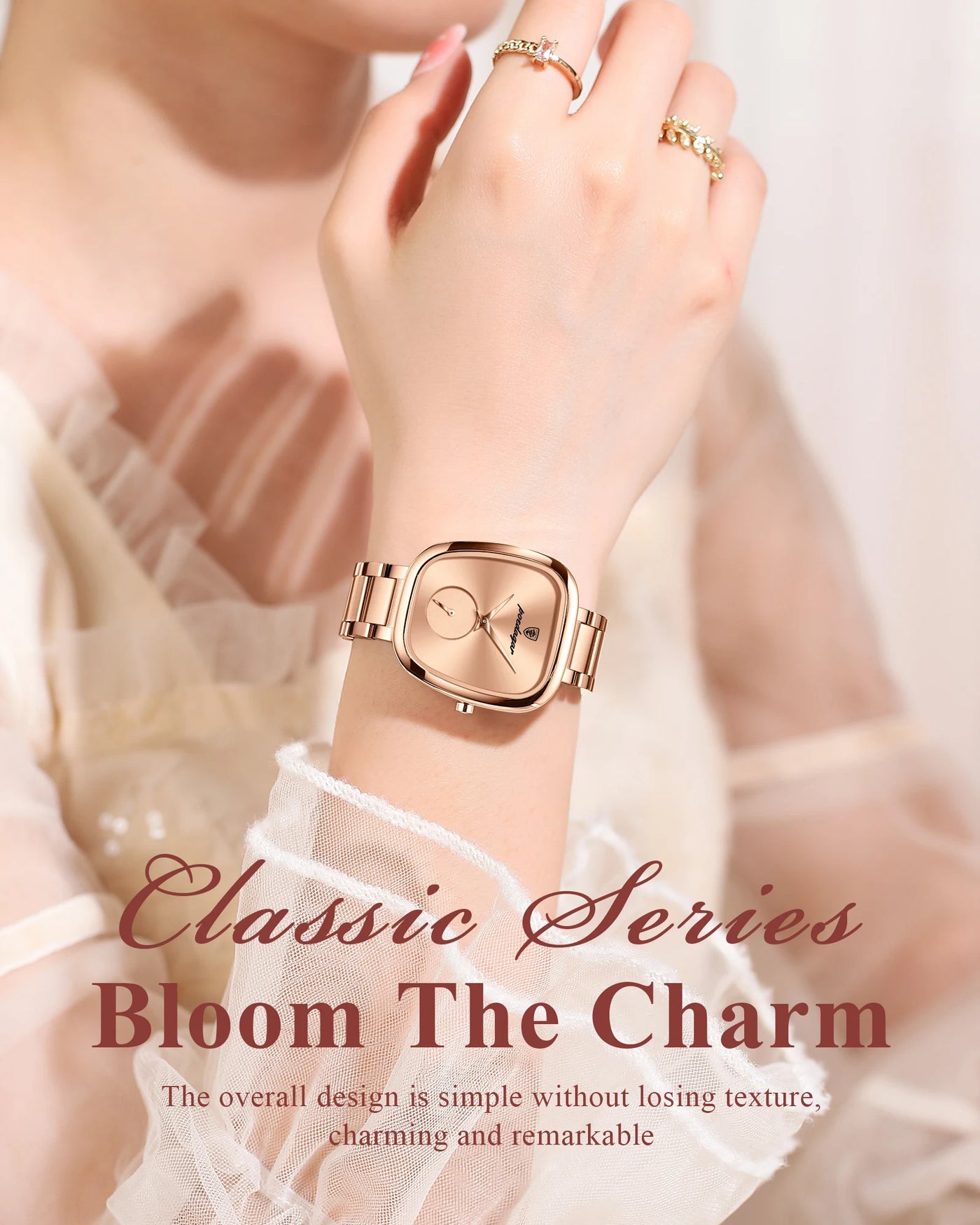 POEDAGAR Luxury Elegant Watch For Woman Waterproof Stainless Steel Quartz Women's Watches Simple High Quality Ladies Wristwatch - LKBA