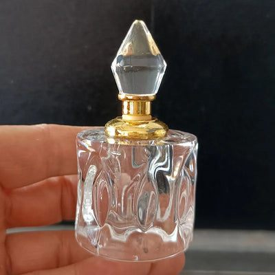 2/10pcs High-grade 3ml/5ml Empty Clear Crystal Glass Essential Oil Bottle Attar Oil /Perfume Bottle With Glass Stick - LKBA