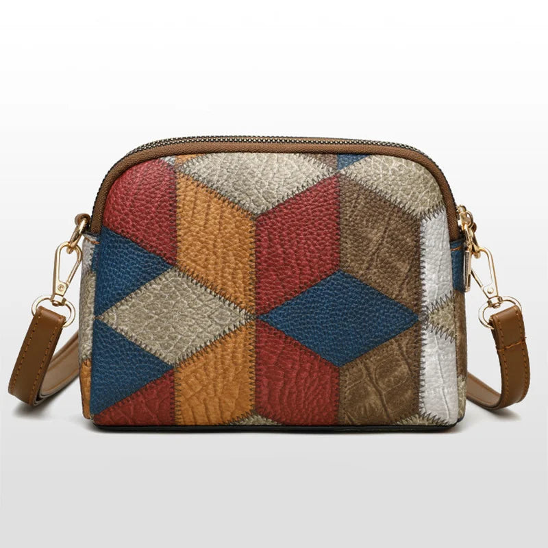 New Luxury Handbag Women Stitching Wild Messenger Bags Designer Brand Plaid Shoulder Bag Female Ladies Totes