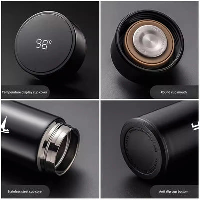 Coffee thermos leak proof car vacuum bottle travel portable thermos cup For Tesla Model 3 Y S X Cybertruck Juguete Roadster - LKBA