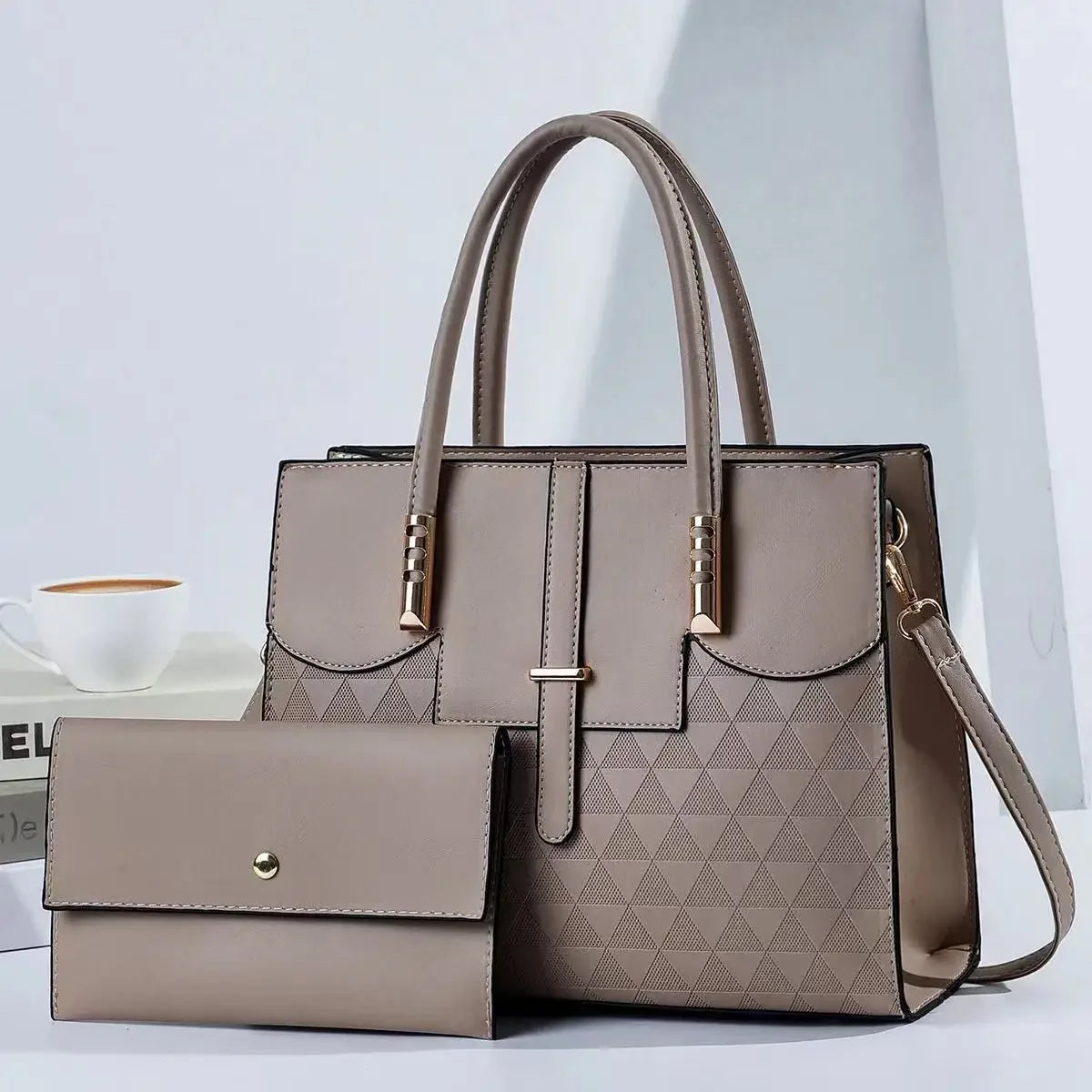 Hot Sale Of The Season New Fashionable PU Women's Handbag Set Crossbody Stylish Shoulder Bag - LKBA
