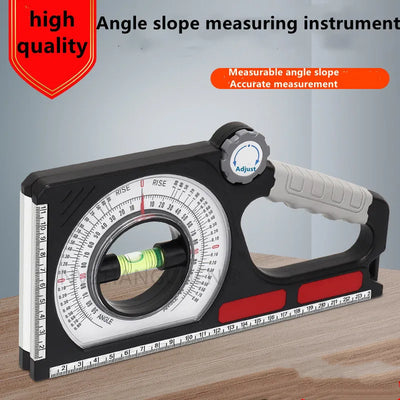 High Precision Angle Slope Measuring Instrument Magnetic Level Bubble Inclinometer Protractor Angle Finder Slope Scale Level - LKBA