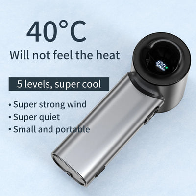 Rechargeable Handheld Fan, Stylish Design, Portable High Speed Fan - Small and Powerful for Outdoor Sports, Travel, Camping - LKBA
