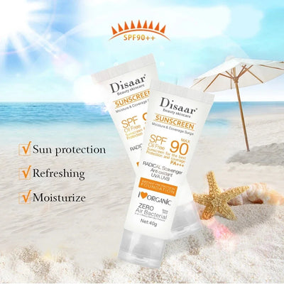 Facial Body Sunscreen Whitening Sun Cream SPF 90 Moisturizing Anti-Aging Oil-control Dust Oil Control Skin Care - LKBA