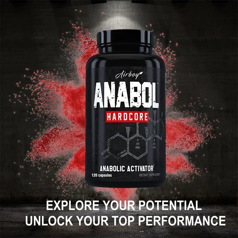 Anabol Hardcore Supplement - Helps Build Lean, Firm, High-quality Muscle,Promoting Muscle Growth,Recovery & Strength Enhancement - LKBA