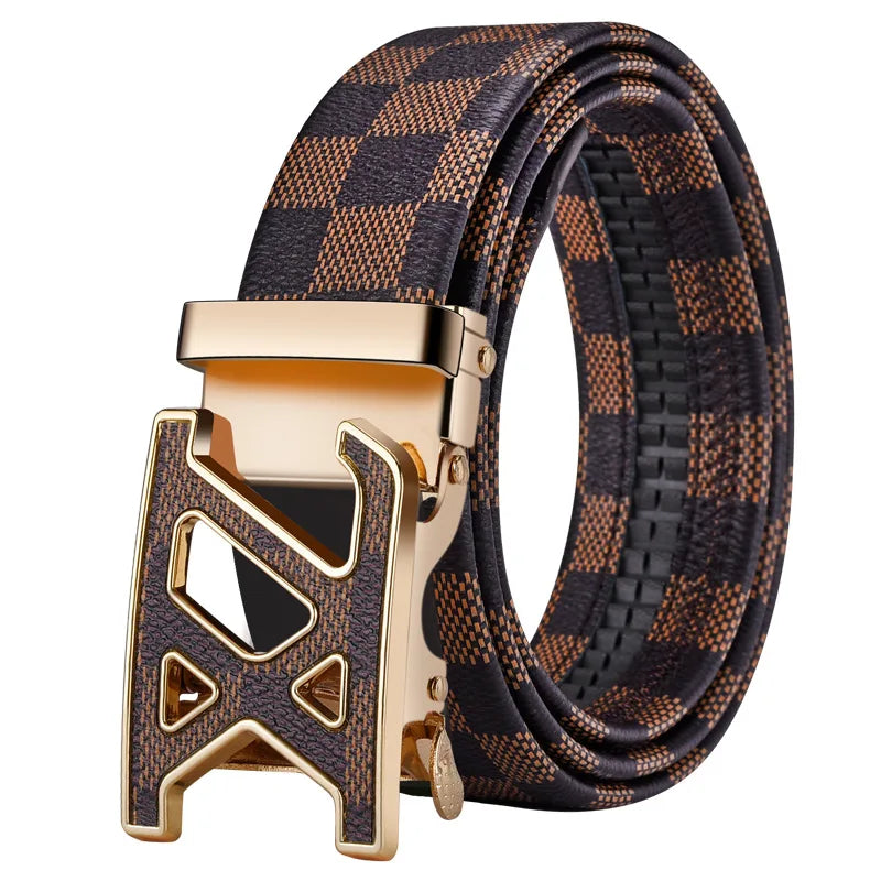 Luxury Brand Men Belt High Quality Leather Business Designer Famous Belts for men - LKBA