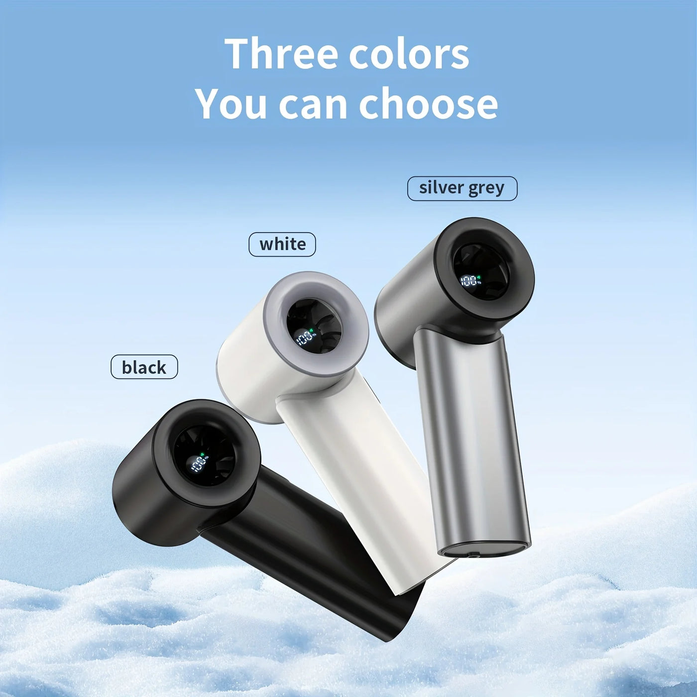 Rechargeable Handheld Fan, Stylish Design, Portable High Speed Fan - Small and Powerful for Outdoor Sports, Travel, Camping - LKBA