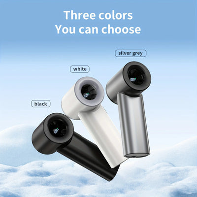 Rechargeable Handheld Fan, Stylish Design, Portable High Speed Fan - Small and Powerful for Outdoor Sports, Travel, Camping - LKBA