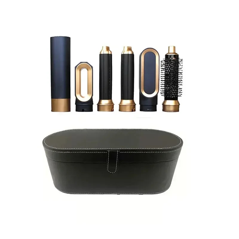 5 in 1 Hair Dryer Brush Hot Comb Set Professional Curling Iron Hair Straightener Styling Tool for Professional Hair Dryer - LKBA