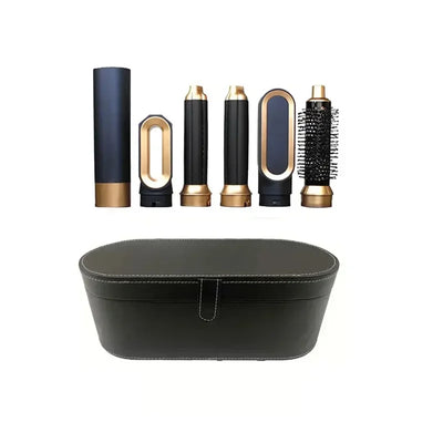 5 in 1 Hair Dryer Brush Hot Comb Set Professional Curling Iron Hair Straightener Styling Tool for Professional Hair Dryer - LKBA