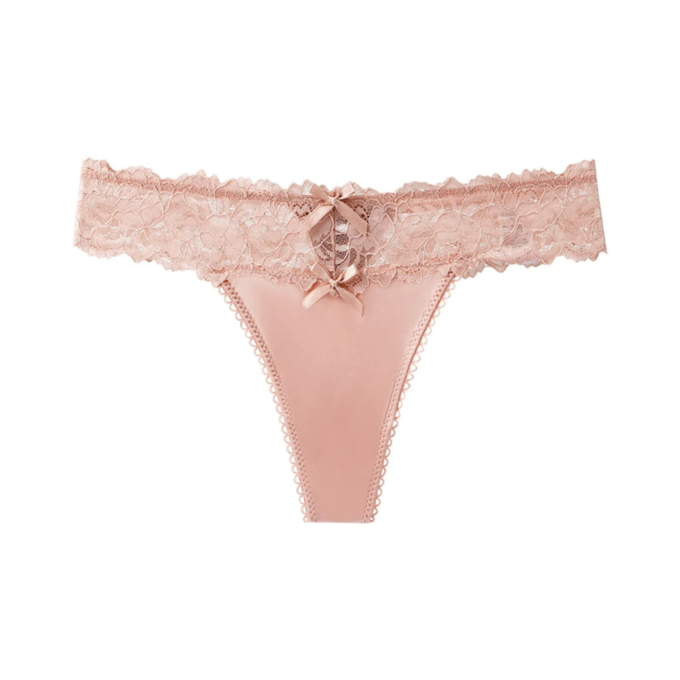 Sexy G-String Trousers Ladies Lace Floral Bikini Underpants Low-Rise Mesh Hollow Underwear Thong Panties Lingerie - LKBA