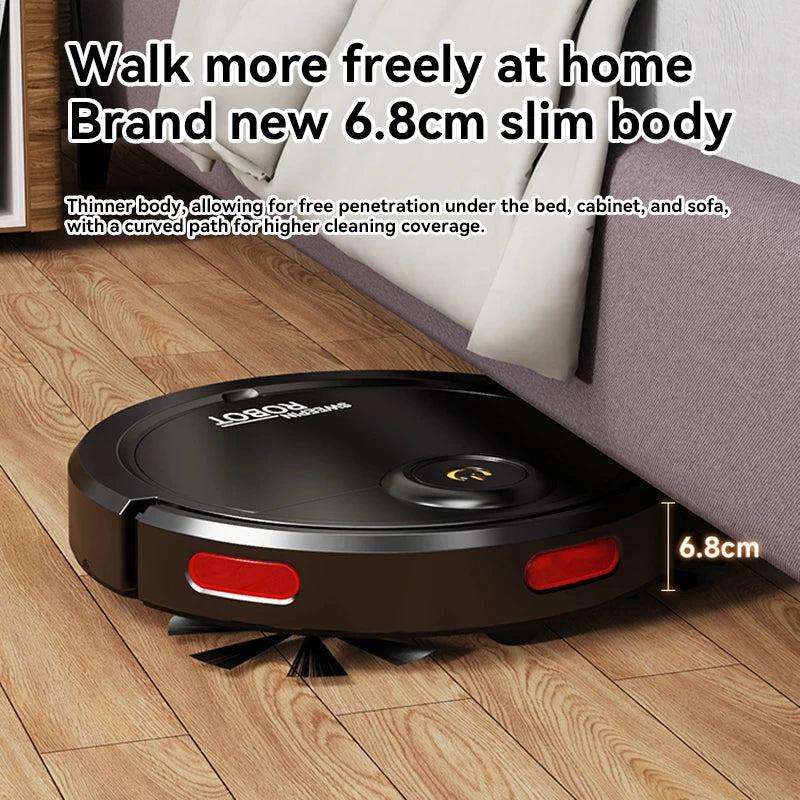 Xiaomi MIJIA Fully Automatic Sweeping Robots Vacuum Cleaner Strong Suction Intelligent Home Appliance Lazybones Sweeper Pet Hair - LKBA