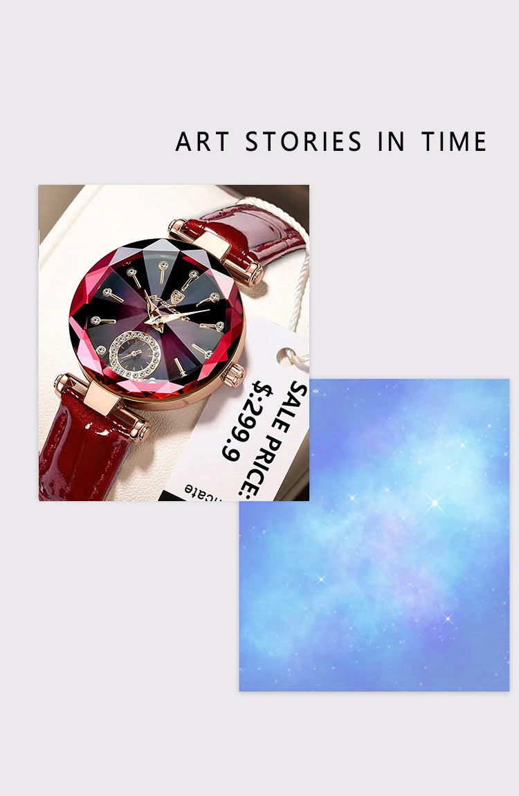 POEDAGAR Top Luxury Watches For Women Waterproof Leather High Quality Quartz Woman's Watch Casual Fashion Ladies Wristwatch Gift - LKBA