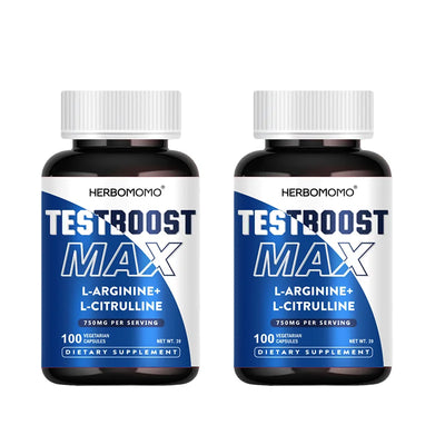 L-Arginine & L-Citrulline 100 Capsules Non-GMo Supports Reproductive Health Natural Energizer, Plant-Based, Pure &  Organic - LKBA