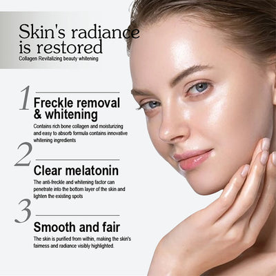 AILKE Whitening Dark Spots Remove Facial Skin Care Cream With Collagen, Reduce Freckles, Wrinkles, Women Premium Face Product - LKBA