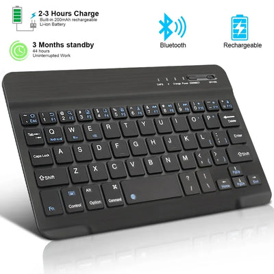 Bluetooth Keyboard for iPad 10th Generation iPad Pro 13 12 11 10 9 8 7 Inch iPad Air 13 11th iPad Mini, Tablets - LKBA