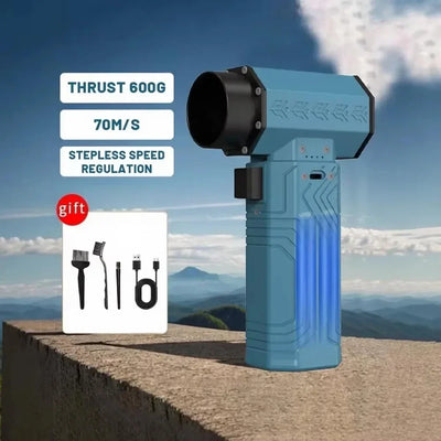 880000RPM Powerful  Mini Turbo Jet Fan Air Blower ,10000mAh 600g Thrust 70m/s Wind Brushless Duster leaf Removal Dryer keyboard - LKBA