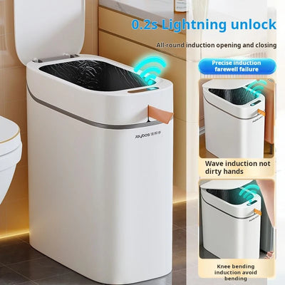 Smart Sensor Trash Can JOYBOS Rechargeable Auto Adsorption Bag Garbage Can For Toilet Living Room Kitchen Household Items - LKBA