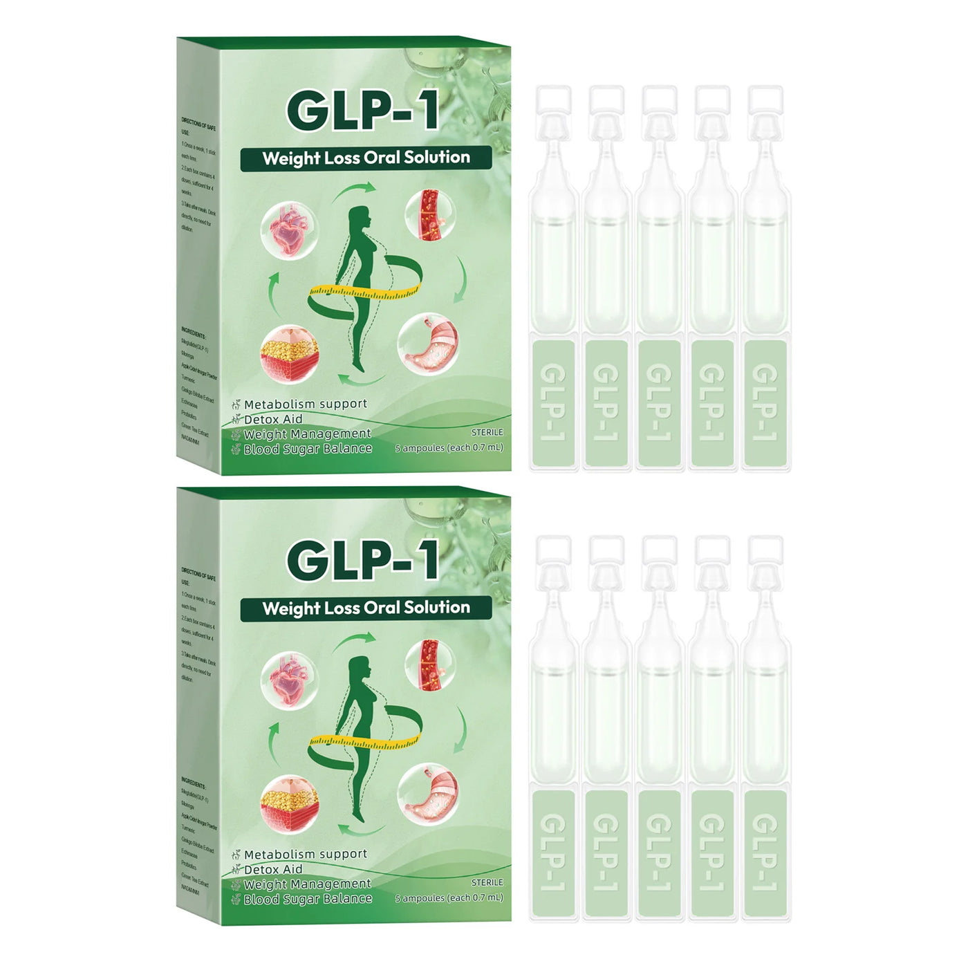 Body Care Supplies GLP-1 Drops Body Sliming Weight Loss Supplements for Women Men Natural Advanced Body Care - LKBA