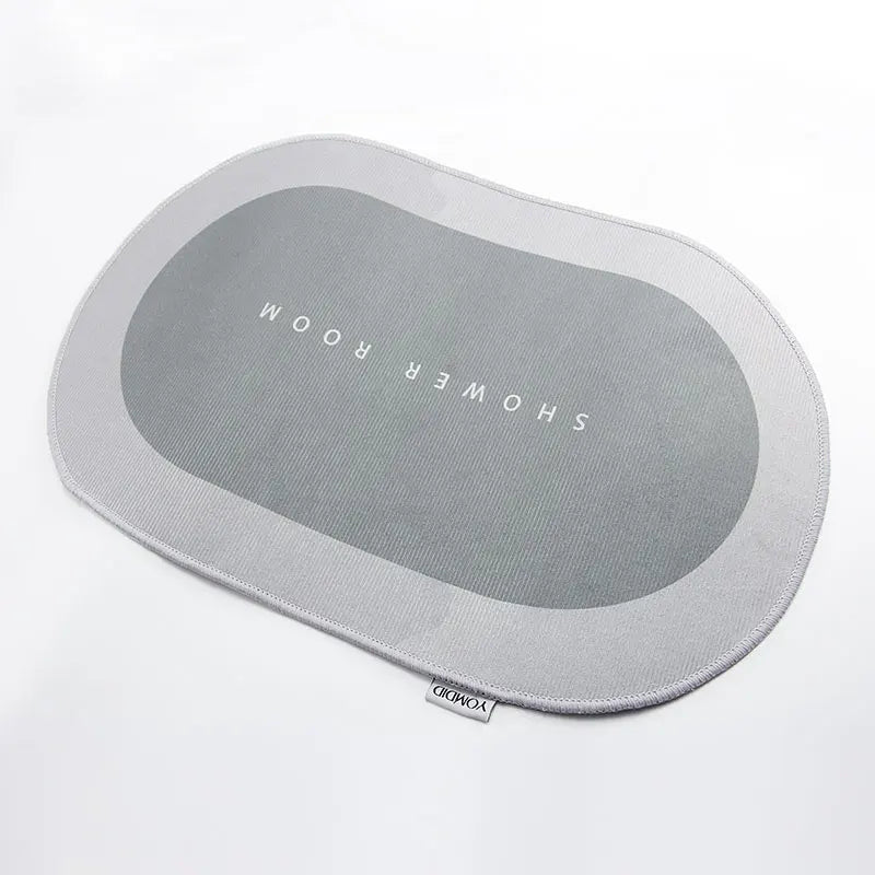 Super Absorbent Bathmat Quick Drying Bathroom Rug Non-Slip Entrance Doormat Floor Mats Toilet Carpet Bath - LKBA