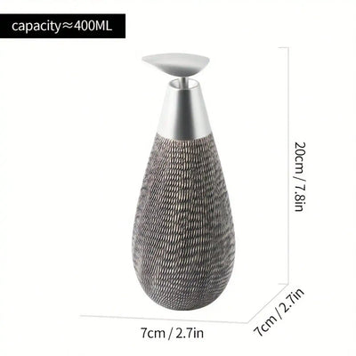 Creative Retro Style Ceramic Push-Type Soap Dispenser with Pump, Hand Soap Bottle - LKBA