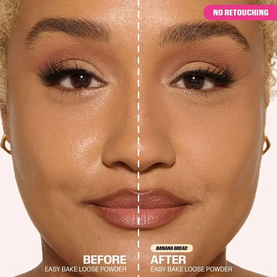 Easy Bake Loose & Setting Powder Long Lasting Oil Control Matte Waterproof Brightening Loose Powder Makeup - LKBA