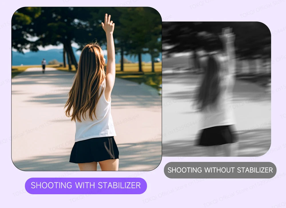 C22 AI Face Tracking Handheld Gimbal Stabilizer 360° Rotation Shoot Selfie Stick Tripod - LKBA