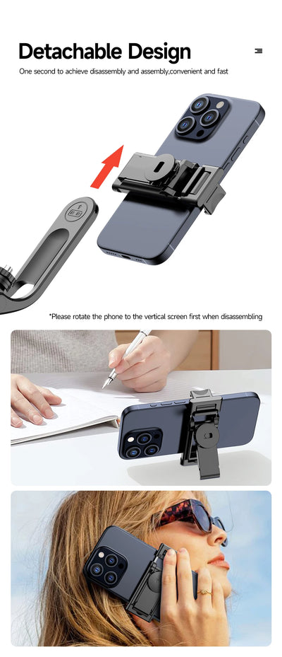 TOKQI Extendable Tripod with Bluetooth Remote,1/4'' Screw,Phone Holder,72inch Monopod for Smartphone Camera Projector brackets - LKBA