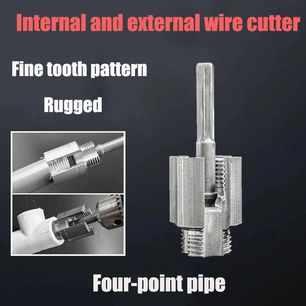 Universal Internal External Pipe Threading Tool Compact Durable Hand Tool for Fast Pipe Fittings - LKBA