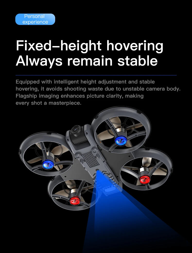 New X226 Mini RC Drone with Professional 8K HD Dual Camera 6Axis Headless Mode 360 Fly Remote Quadcopter - LKBA