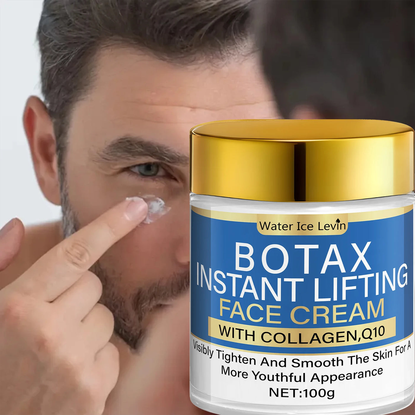 Instant Lifting Face Cream | Collagen + Q10 Boost | Visibly Tighter & Smoother Skin - LKBA
