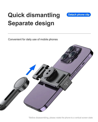 Auto Face Tracking Tripod 360°Rotation, No App, Smart Shooting Phone Holder for Live Video - LKBA