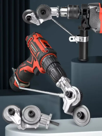 Electric Drill Refitting Plate Shears Effortlessly Cut Through Stainless Steel, Aluminum & Iron Sheet - LKBA