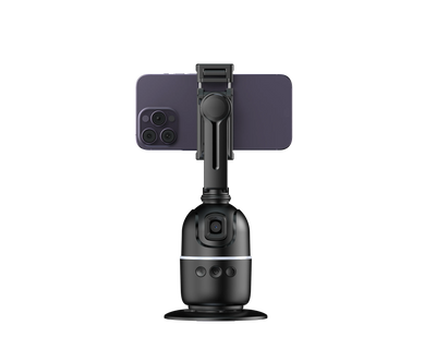 360°Auto Smart Face Tracking AI Gimbal Desktop Cell Phone Holder Tripod for Camera Vlog Live