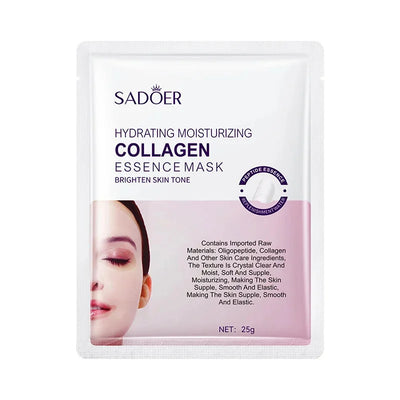 Collagen Anti-Wrinkle Facial Mask Anti-Aging Fade Fine Lines Firm Skin Moisturizing Brightening Smooth Skin Care Korean Cosmetics