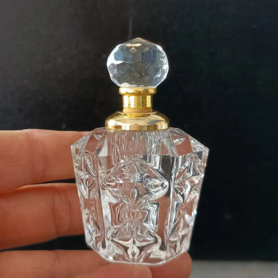 2/10pcs High-grade 3ml/5ml Empty Clear Crystal Glass Essential Oil Bottle Attar Oil /Perfume Bottle With Glass Stick - LKBA