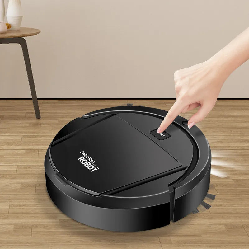 New Automatic Robot Vacuum Cleaner Smart Sweeping Dry Wet Cleaning Machine Charging Intelligent Vacuum Cleaner for Home - LKBA