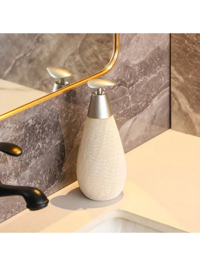 Creative Retro Style Ceramic Push-Type Soap Dispenser with Pump, Hand Soap Bottle - LKBA