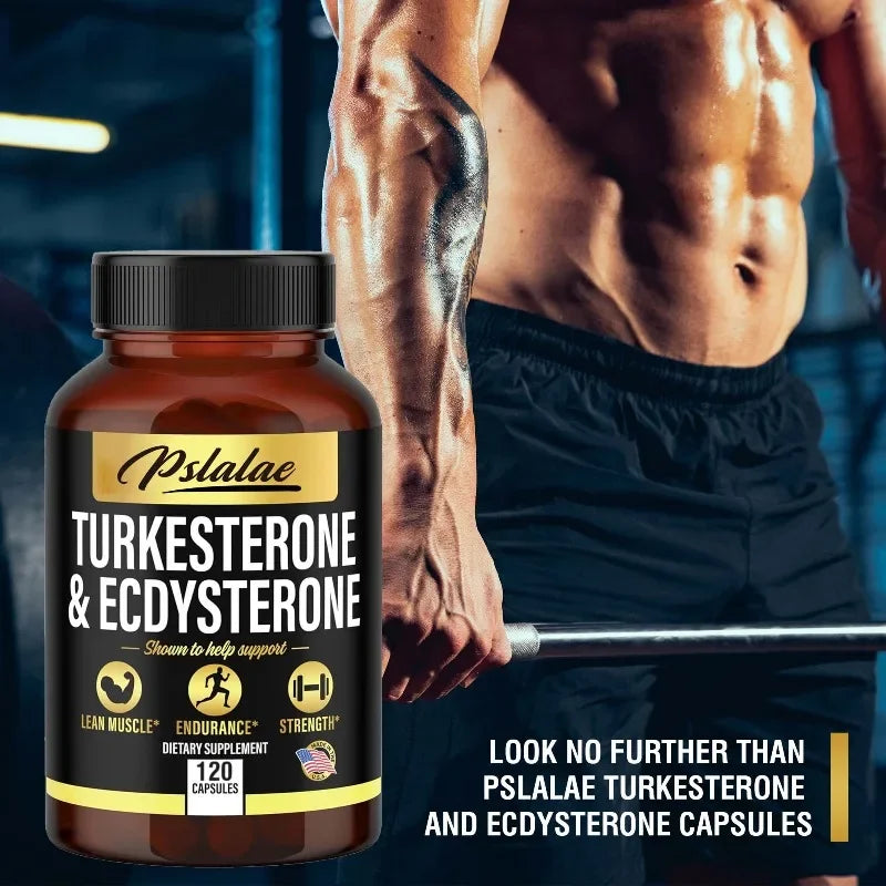 Turcosterone & Ecdysterone - 2-in-1 High Potency Turkesterone Supplement for Men & Women - Strength, Energy and Vitality - LKBA