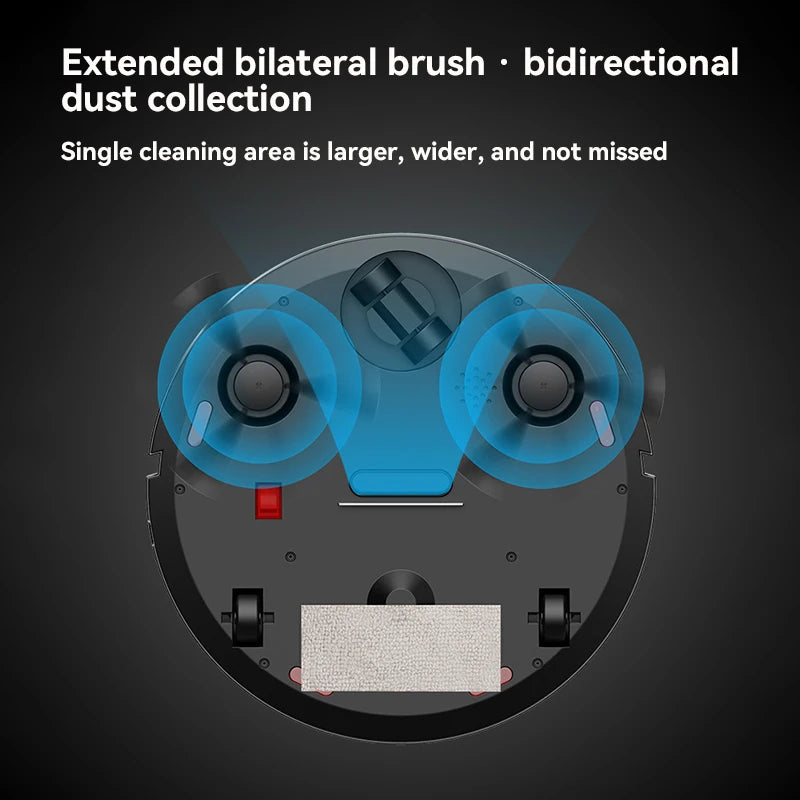 Xiaomi MIJIA Fully Automatic Sweeping Robots Vacuum Cleaner Strong Suction Intelligent Home Appliance Lazybones Sweeper Pet Hair - LKBA
