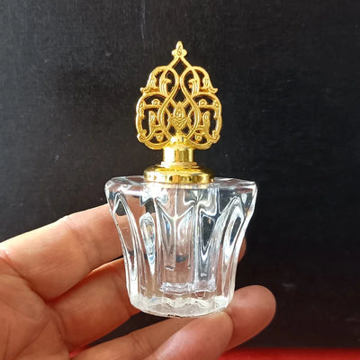 2/10pcs High-grade 3ml/5ml Empty Clear Crystal Glass Essential Oil Bottle Attar Oil /Perfume Bottle With Glass Stick - LKBA