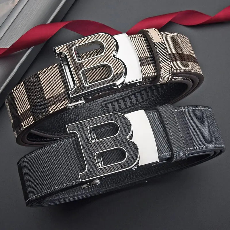 Luxury Brand Men Belt High Quality Leather Business Designer Famous Belts for men - LKBA