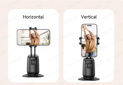 360°Rotating P05 AI Face Tracking Desktop Gimbal Stabilizer Intelligent Follow Shoot Gesture Control - LKBA