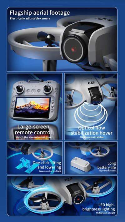 2025 GT3 RC Drone 8K 5G Professional HD Aerial Photography Obstacle Avoidance Remote Control Aircraft Dual Camera Quadcopter - LKBA