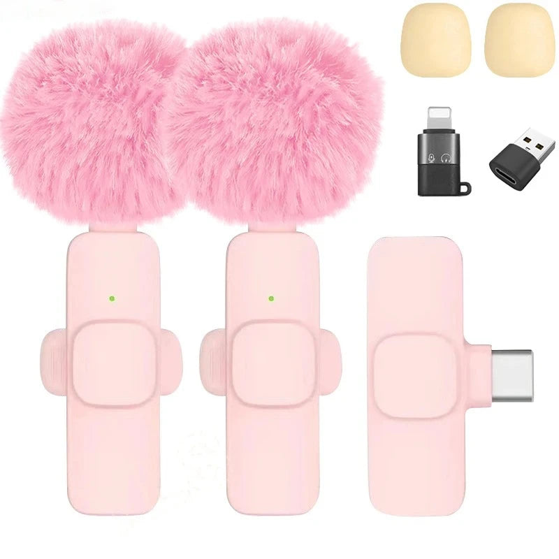 Wireless Lavalier Microphone for, iPhone, Android, PC - LKBA