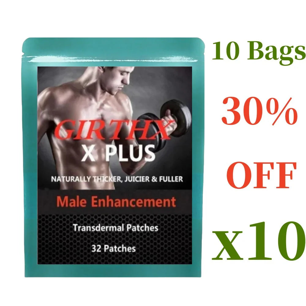 Male Patches, enlarger, Bigger, longer, growth, thicker,32 Patches Two months Supply - LKBA