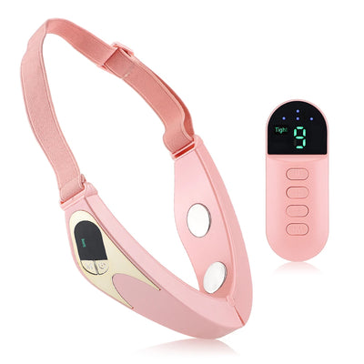 Electric V-face Face Lift Device 6Mode Heated Skin Rejuvenation Double Chin V Face Vibration Massager Wireless Remote Control - LKBA